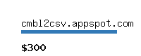 cmbl2csv.appspot.com Website value calculator