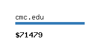 cmc.edu Website value calculator