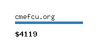 cmefcu.org Website value calculator