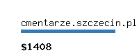 cmentarze.szczecin.pl Website value calculator