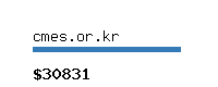 cmes.or.kr Website value calculator