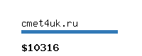 cmet4uk.ru Website value calculator