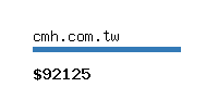 cmh.com.tw Website value calculator