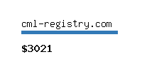 cml-registry.com Website value calculator