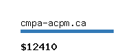 cmpa-acpm.ca Website value calculator