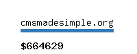 cmsmadesimple.org Website value calculator