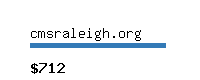 cmsraleigh.org Website value calculator