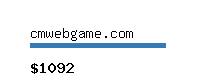 cmwebgame.com Website value calculator