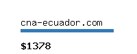 cna-ecuador.com Website value calculator