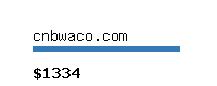 cnbwaco.com Website value calculator