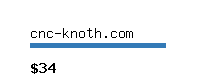 cnc-knoth.com Website value calculator