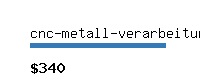 cnc-metall-verarbeitung.com Website value calculator