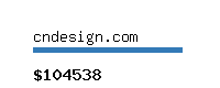 cndesign.com Website value calculator