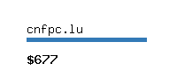 cnfpc.lu Website value calculator