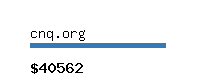 cnq.org Website value calculator