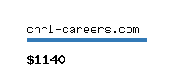 cnrl-careers.com Website value calculator