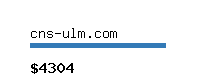 cns-ulm.com Website value calculator