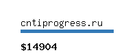 cntiprogress.ru Website value calculator