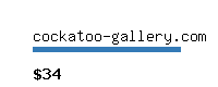 cockatoo-gallery.com Website value calculator