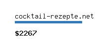 cocktail-rezepte.net Website value calculator