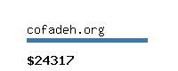 cofadeh.org Website value calculator