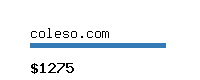 coleso.com Website value calculator