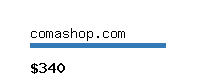 comashop.com Website value calculator