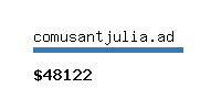 comusantjulia.ad Website value calculator