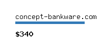 concept-bankware.com Website value calculator