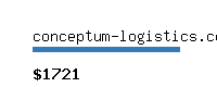 conceptum-logistics.com Website value calculator