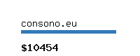 consono.eu Website value calculator