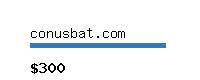 conusbat.com Website value calculator