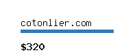 cotonlier.com Website value calculator
