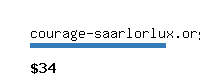 courage-saarlorlux.org Website value calculator
