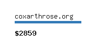 coxarthrose.org Website value calculator
