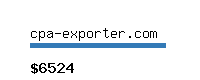 cpa-exporter.com Website value calculator