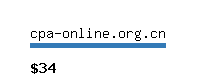 cpa-online.org.cn Website value calculator