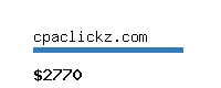 cpaclickz.com Website value calculator