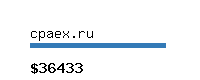 cpaex.ru Website value calculator
