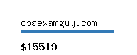 cpaexamguy.com Website value calculator