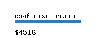 cpaformacion.com Website value calculator