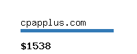cpapplus.com Website value calculator