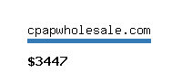 cpapwholesale.com Website value calculator