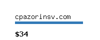 cpazorinsv.com Website value calculator