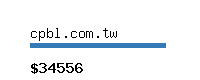 cpbl.com.tw Website value calculator