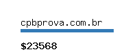 cpbprova.com.br Website value calculator