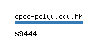 cpce-polyu.edu.hk Website value calculator