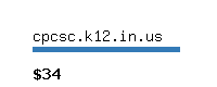 cpcsc.k12.in.us Website value calculator