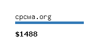 cpcwa.org Website value calculator