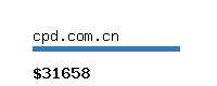 cpd.com.cn Website value calculator